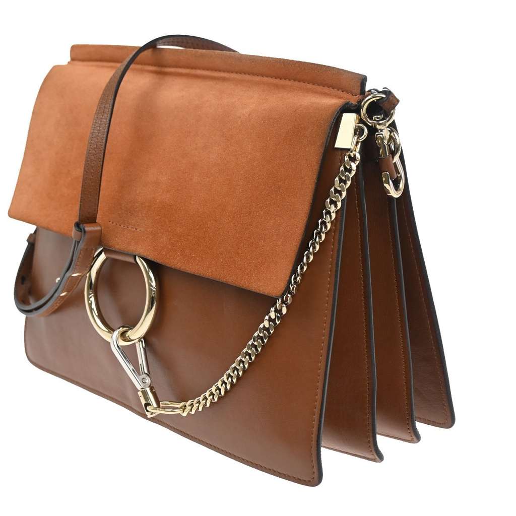 Chloe Faye Shoulder Bag Brown Suede Good condition - Inside View