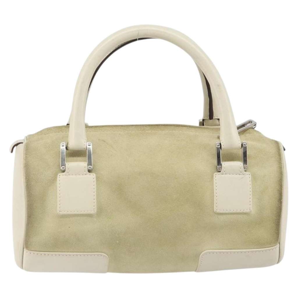 Loewe Amazona Bag Beige Suede Good condition - Back View