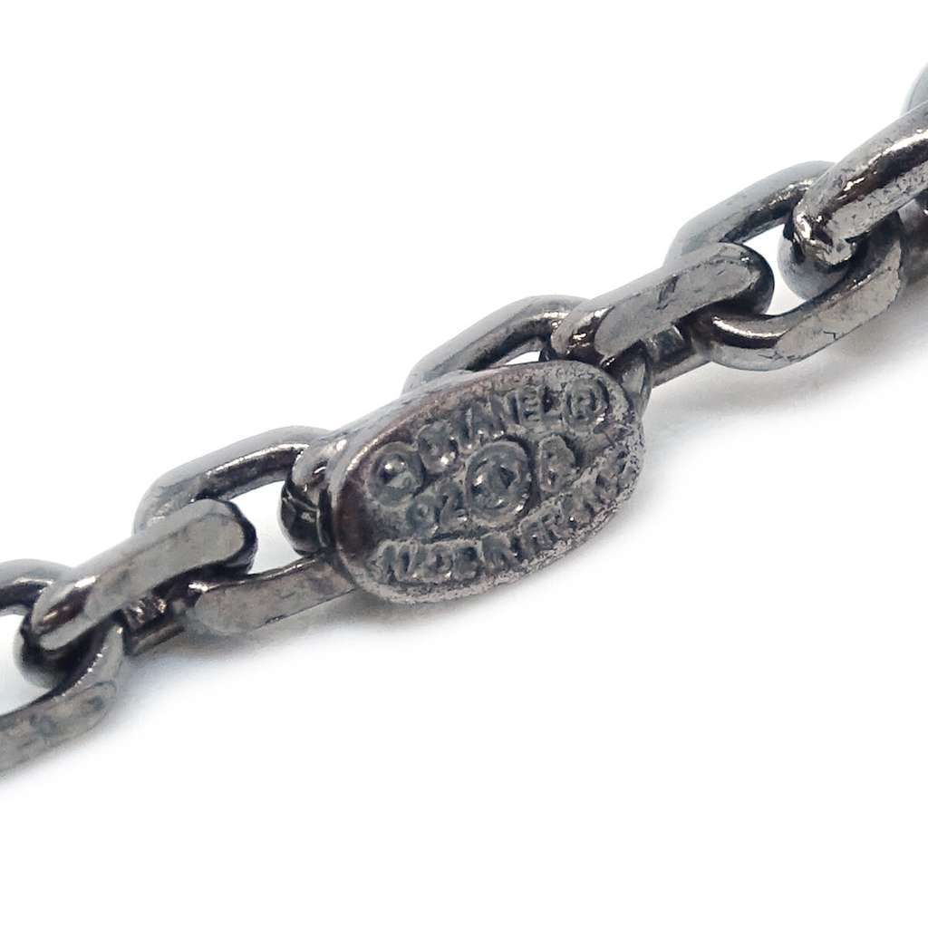 Chanel Square CC Pendant Black Plastic Good condition - Model View