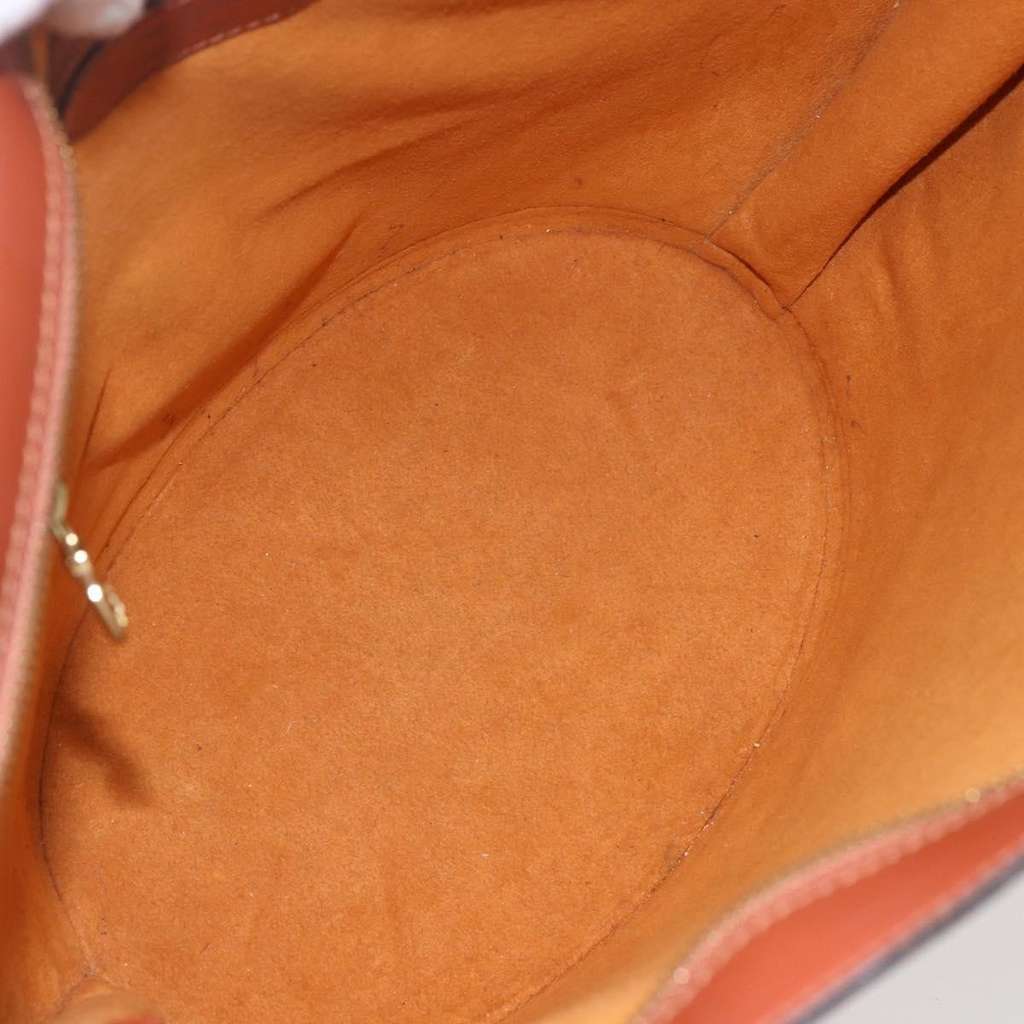 Louis Vuitton Saint Jacques Handbag Brown Leather Fair condition - Box View