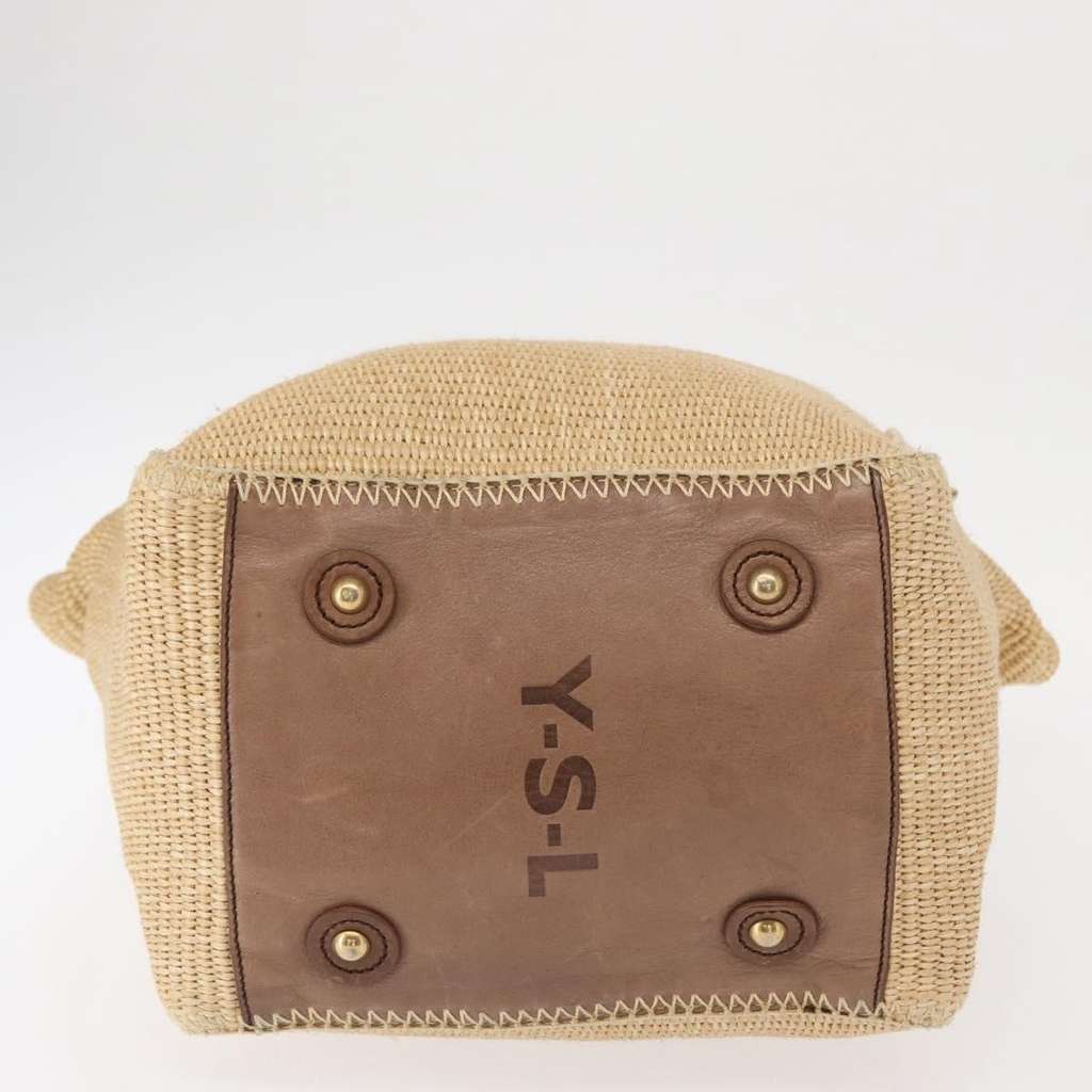 Saint Laurent Downtown Tote Beige Leather Good condition - Box View