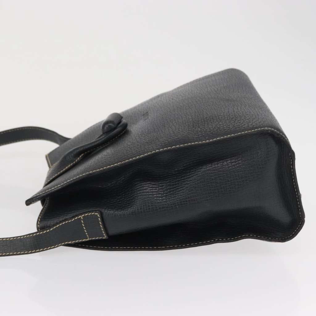 Loewe Vintage Shoulder Bag Navy Leather Good condition - Model View