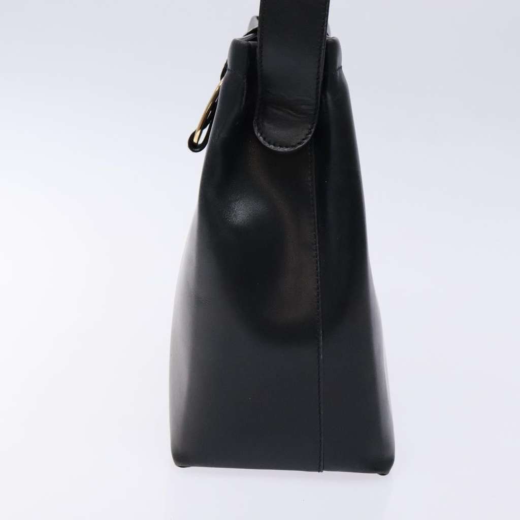 Salvatore Ferragamo Vala Shoulder Bag Navy Leather Good condition - Model View