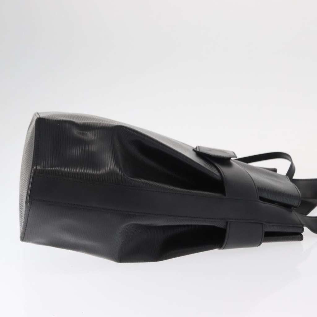 Louis Vuitton Vintage Sac d'Epaule Handbag Black Leather Good condition - Inside View