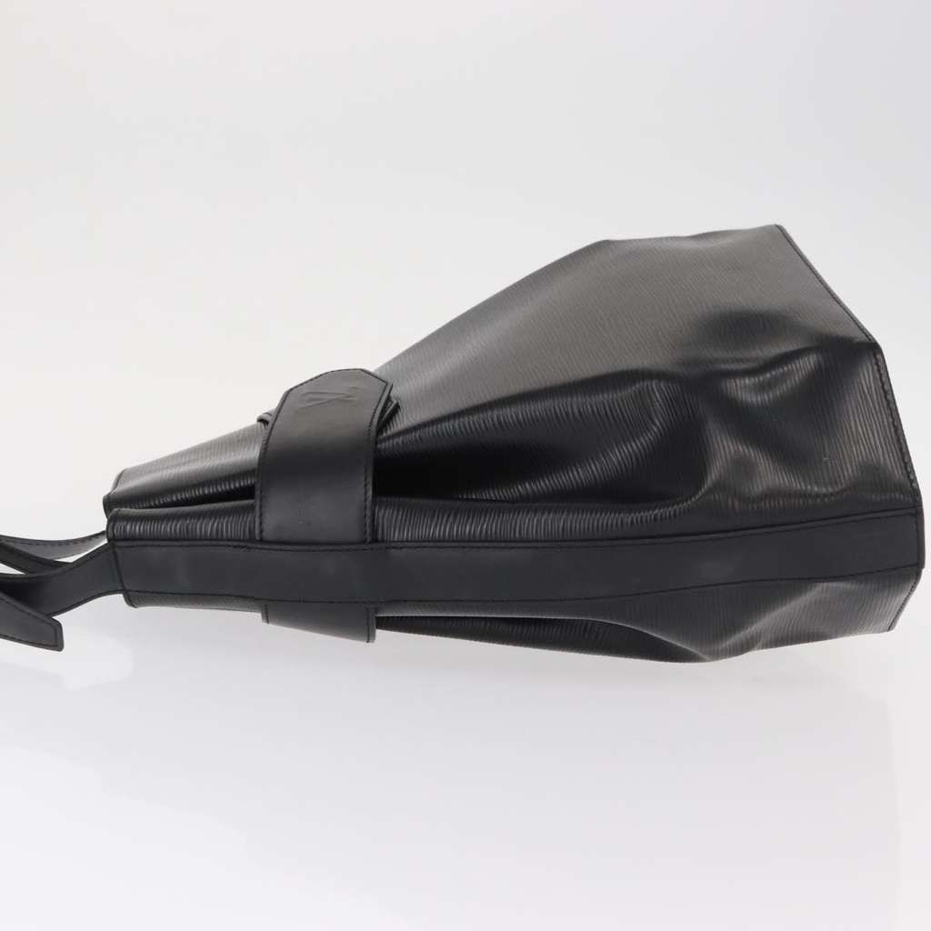 Louis Vuitton Vintage Sac d'Epaule Handbag Black Leather Good condition - Model View