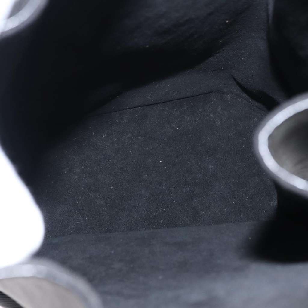 Louis Vuitton Vintage Sac d'Epaule Handbag Black Leather Good condition - Box View