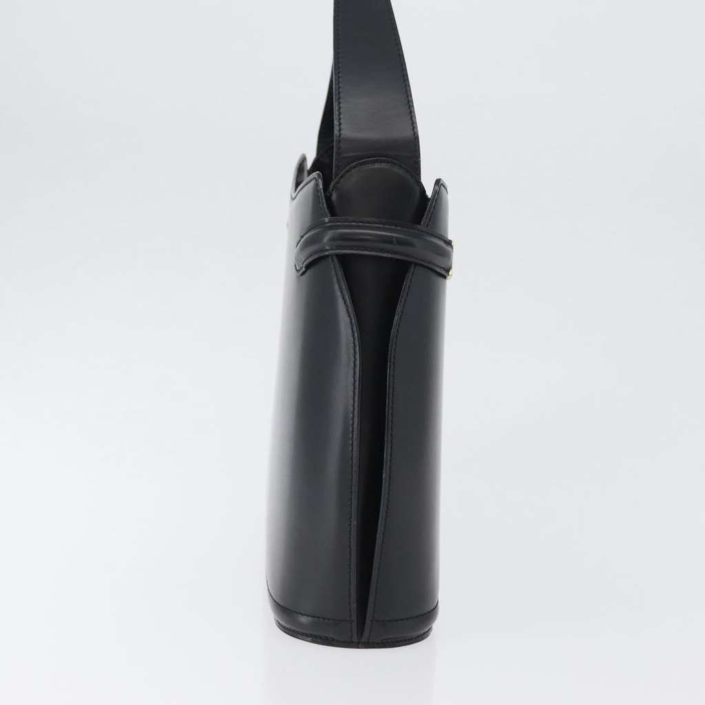 Bally Vintage Shoulder Bag Black Leather Good condition - Model View