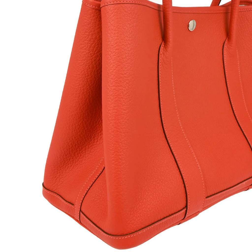 Hermès Garden Party Tote Red Leather Very good condition - Inside View