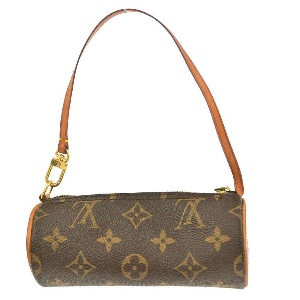 Louis Vuitton Papillon Pochette Brown Canvas Good condition - Back View