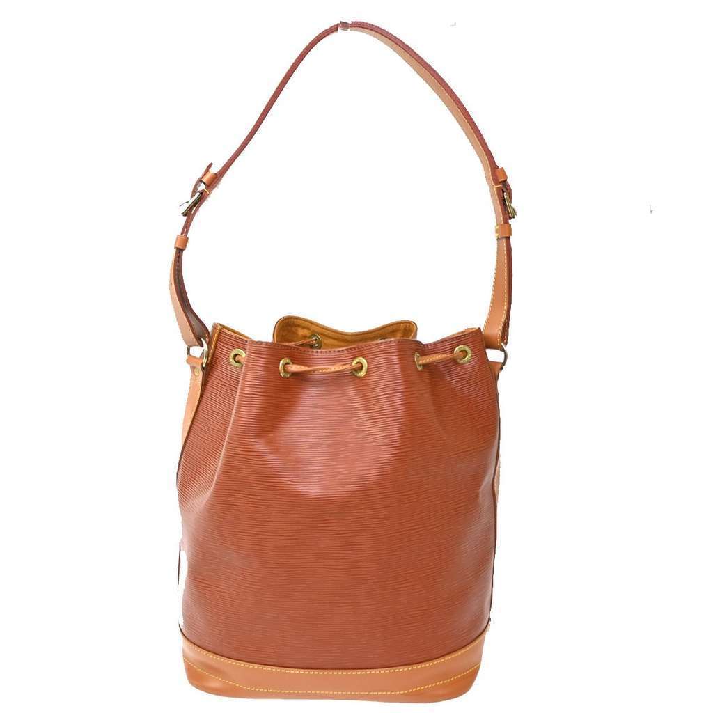 Louis Vuitton Noe Handbag Brown Leather Good condition - Back View