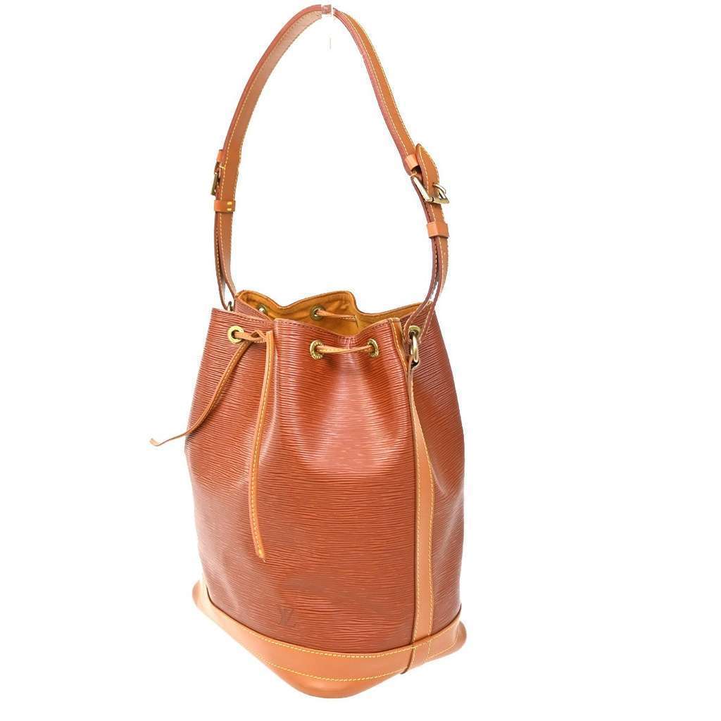 Louis Vuitton Noe Handbag Brown Leather Good condition - Inside View