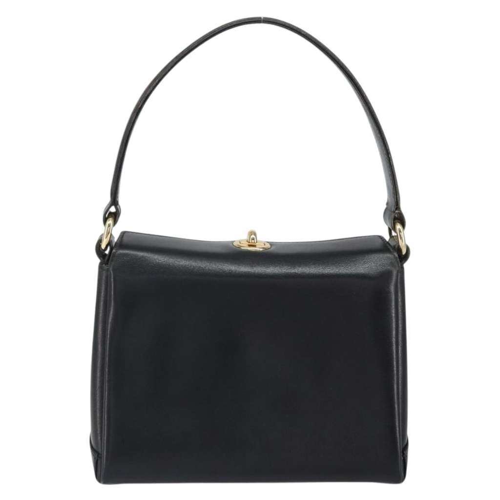 Gucci Vintage Handbag Black Leather Good condition - Inside View