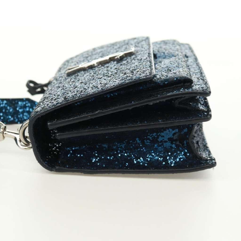 Saint Laurent Sunset Satchel Blue Leather Good condition - Inside View