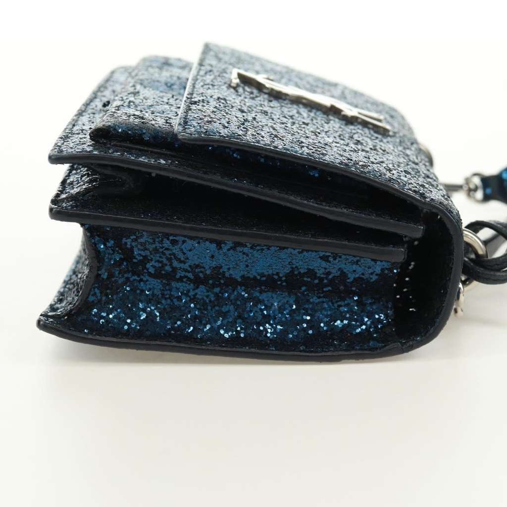 Saint Laurent Sunset Satchel Blue Leather Good condition - Model View