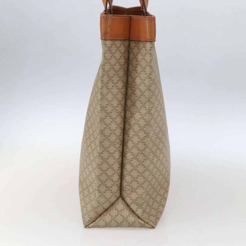 Celine Vintage Macadam Tote bag Beige Canvas Fair condition - Model View