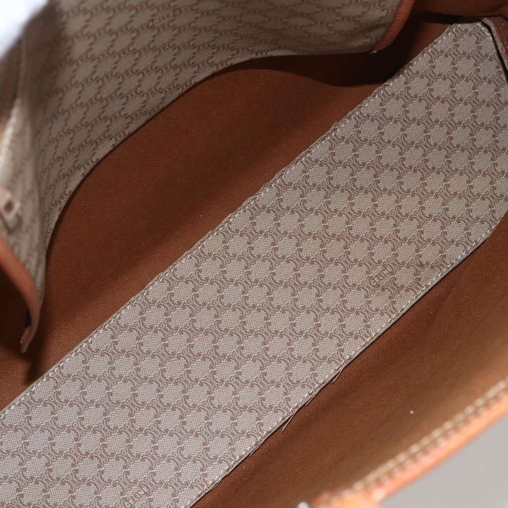 Celine Vintage Macadam Tote bag Beige Canvas Fair condition - Box View