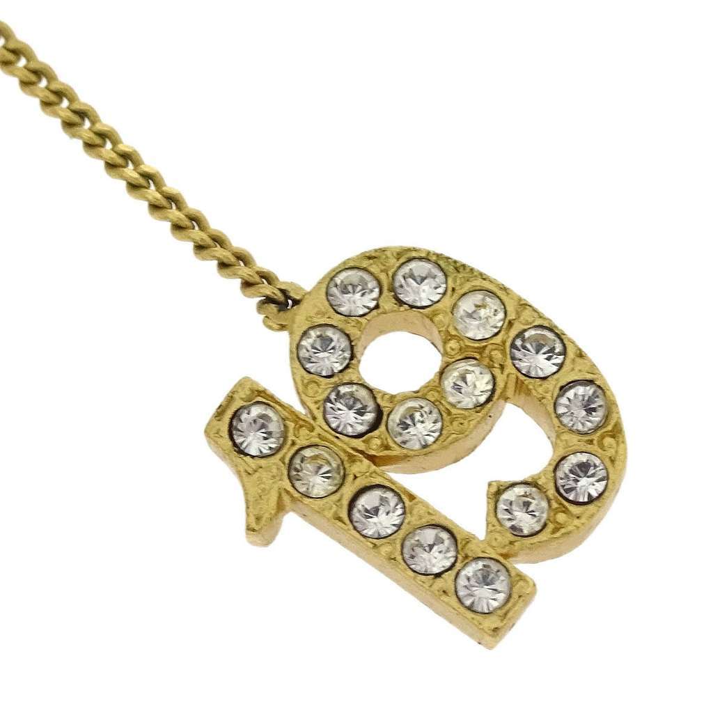 Chanel CC No.5 Pendant Necklace Gold Good condition - Inside View