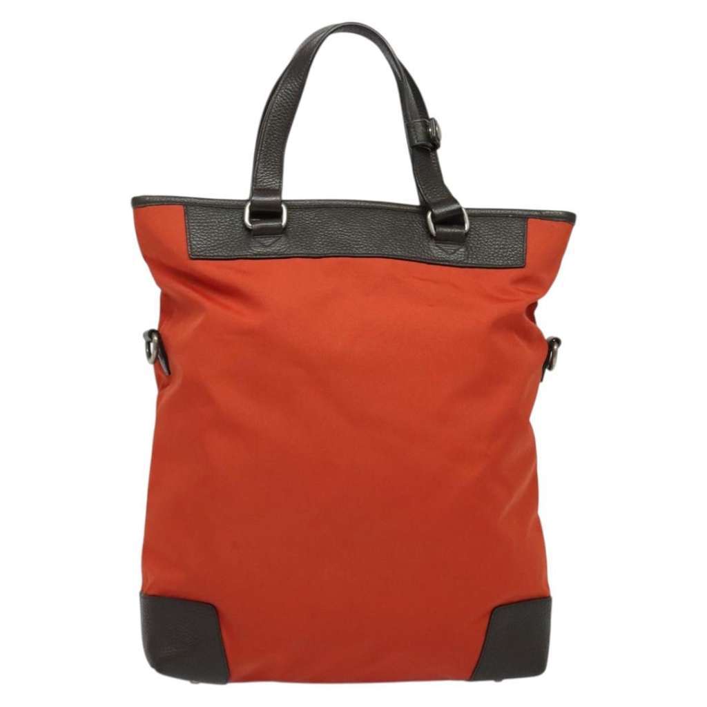 Burberry Vintage tote bag Red Good condition - Back View