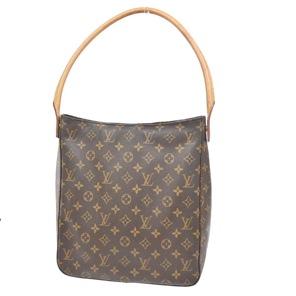 Louis Vuitton Looping Handbag Brown Canvas Good condition - Back View