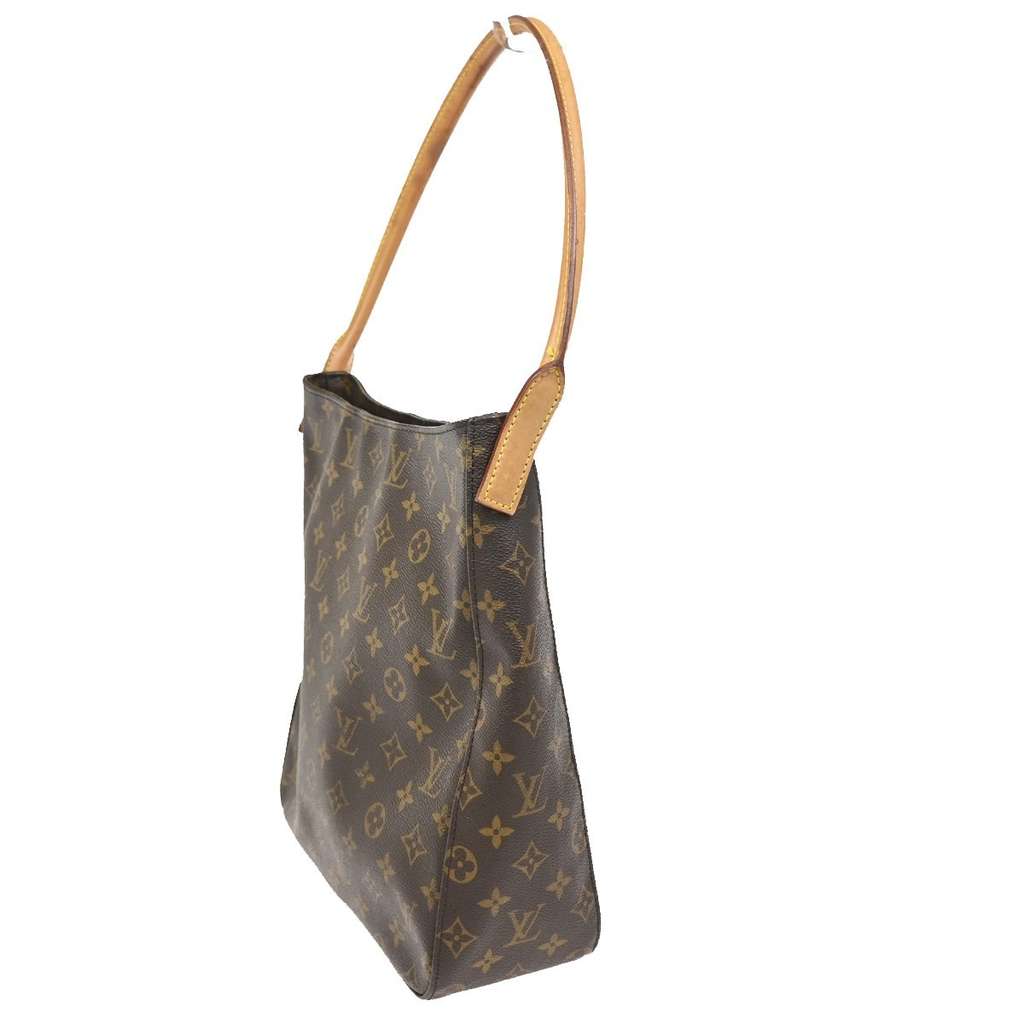 Louis Vuitton Looping Handbag Brown Canvas Good condition - Inside View
