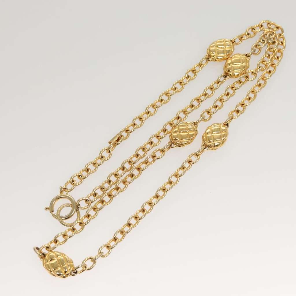 Chanel CC Station Chain Belt Gold Metal Good condition - Back View