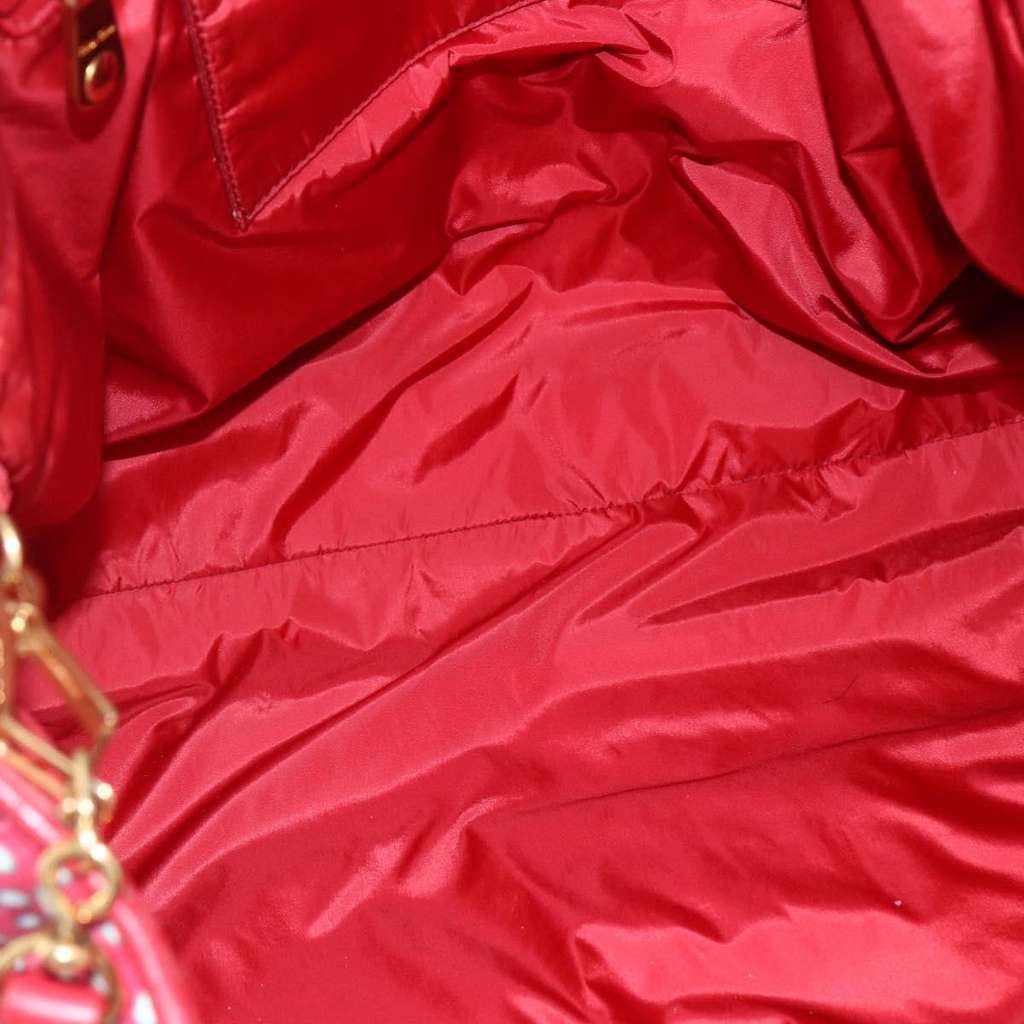 Miu Miu Shopper Tote Red Canvas Good condition - Box View