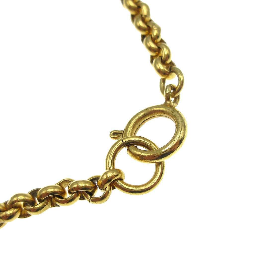 Chanel CC Heart Pendant Necklace Gold Good condition - Box View