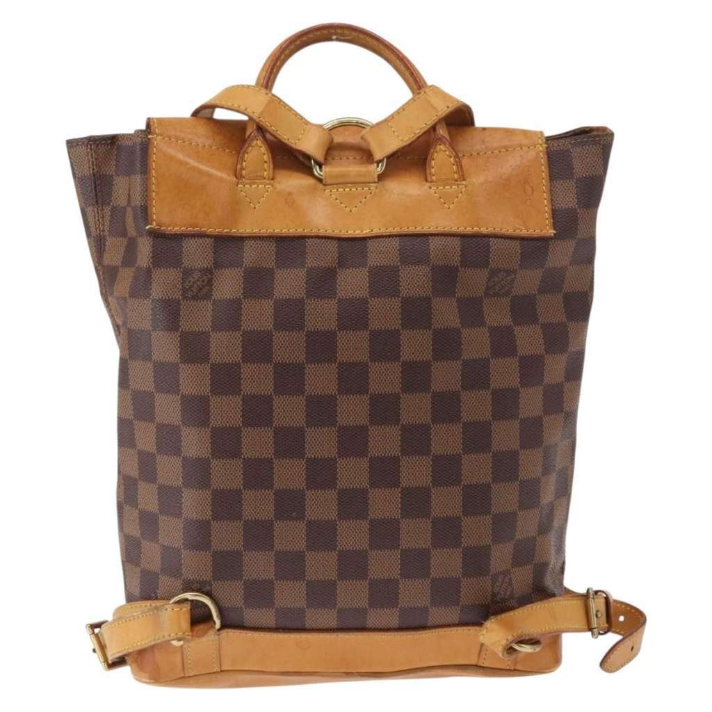 Louis Vuitton Arlequin Backpack Brown Canvas Fair condition - Back View