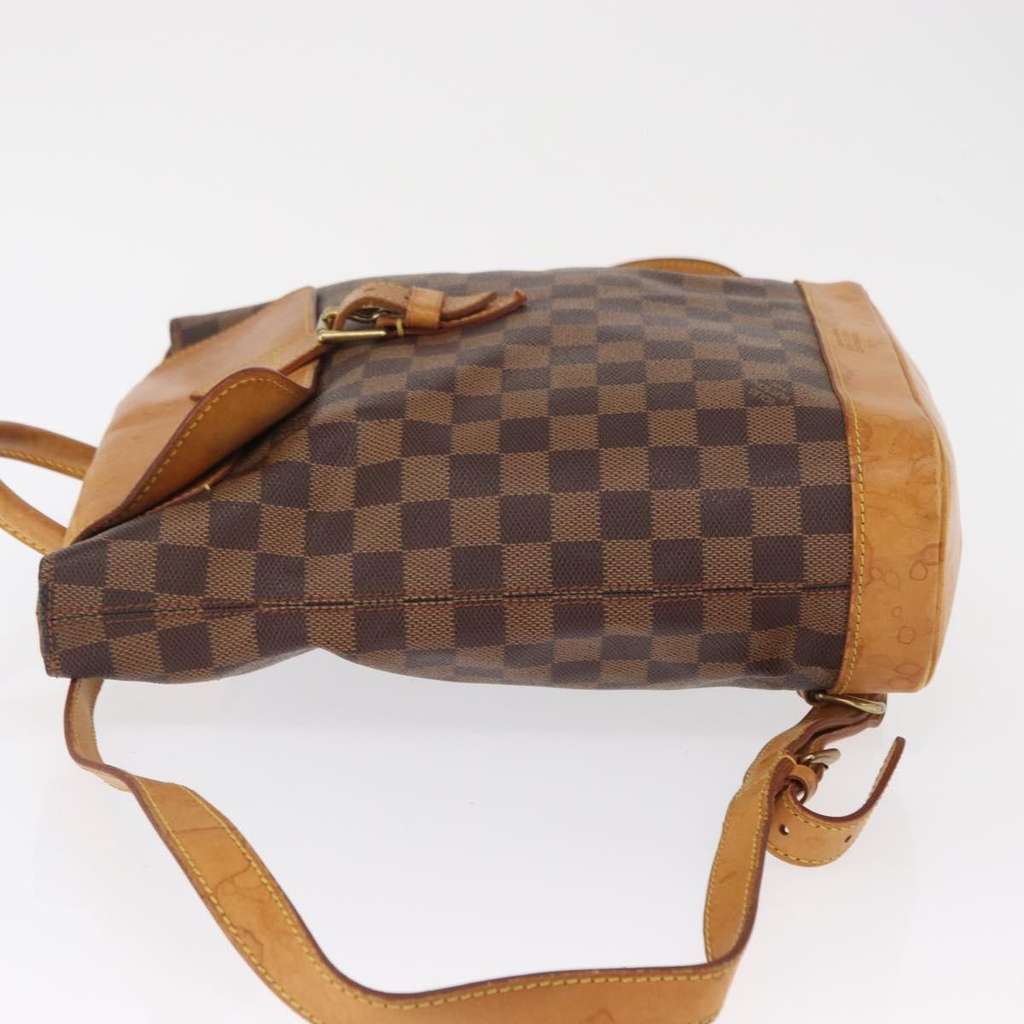 Louis Vuitton Arlequin Backpack Brown Canvas Fair condition - Model View