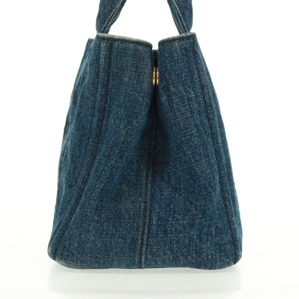 Prada Canapa Tote Blue Good condition - Inside View