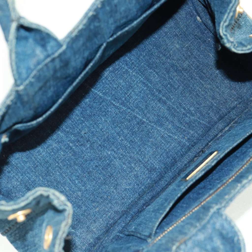 Prada Canapa Tote Blue Good condition - Box View