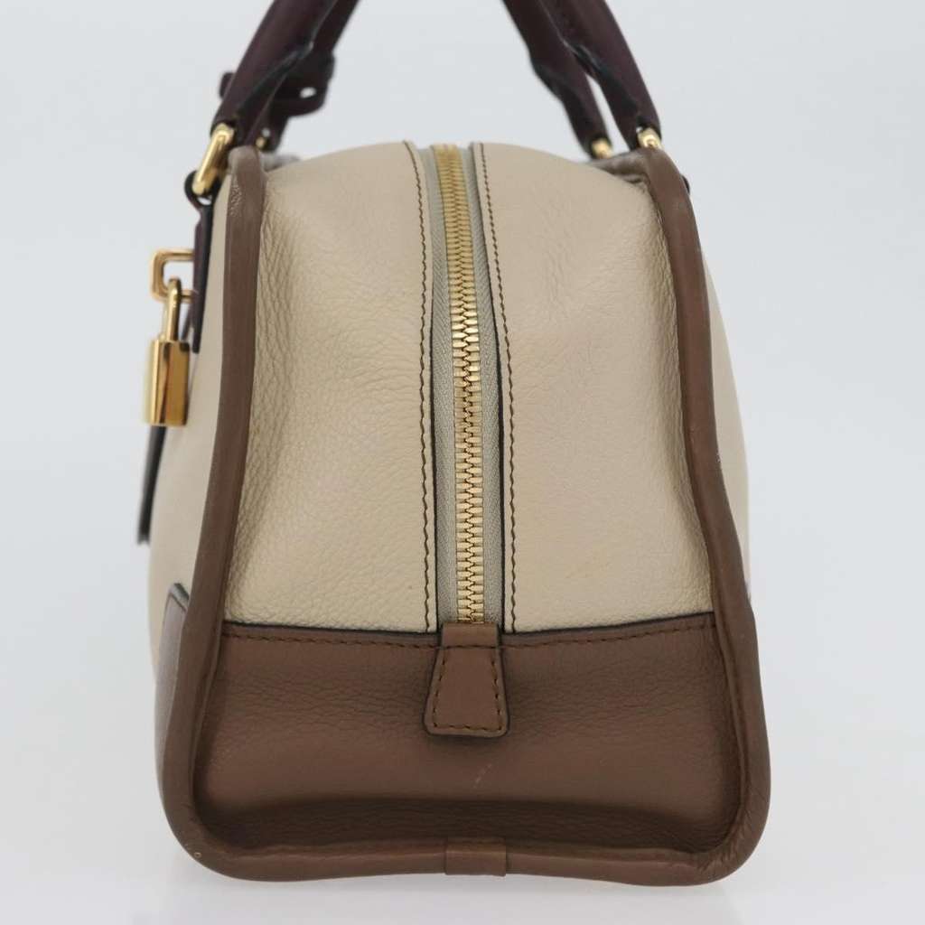 Loewe Amazona Bag Beige Leather Good condition - Inside View