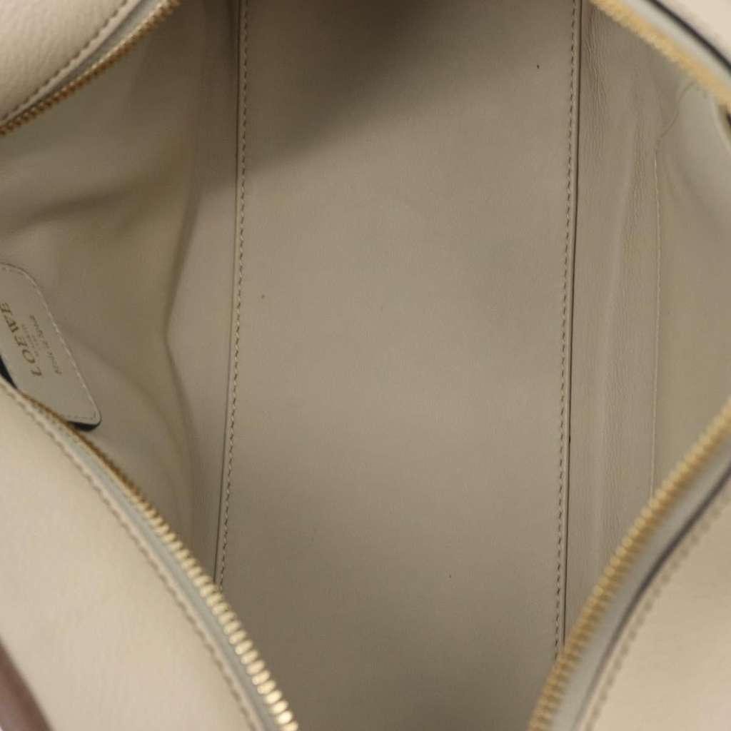 Loewe Amazona Bag Beige Leather Good condition - Box View