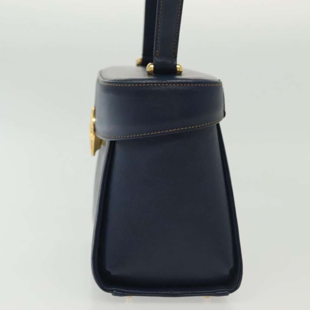 Valentino Garavani Vintage Handbag Navy Leather Good condition - Inside View