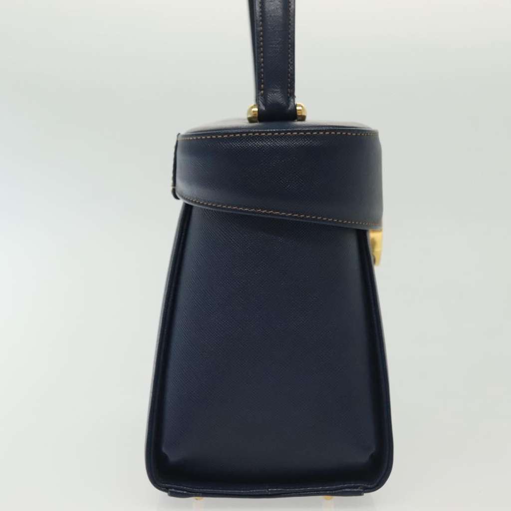 Valentino Garavani Vintage Handbag Navy Leather Good condition - Model View