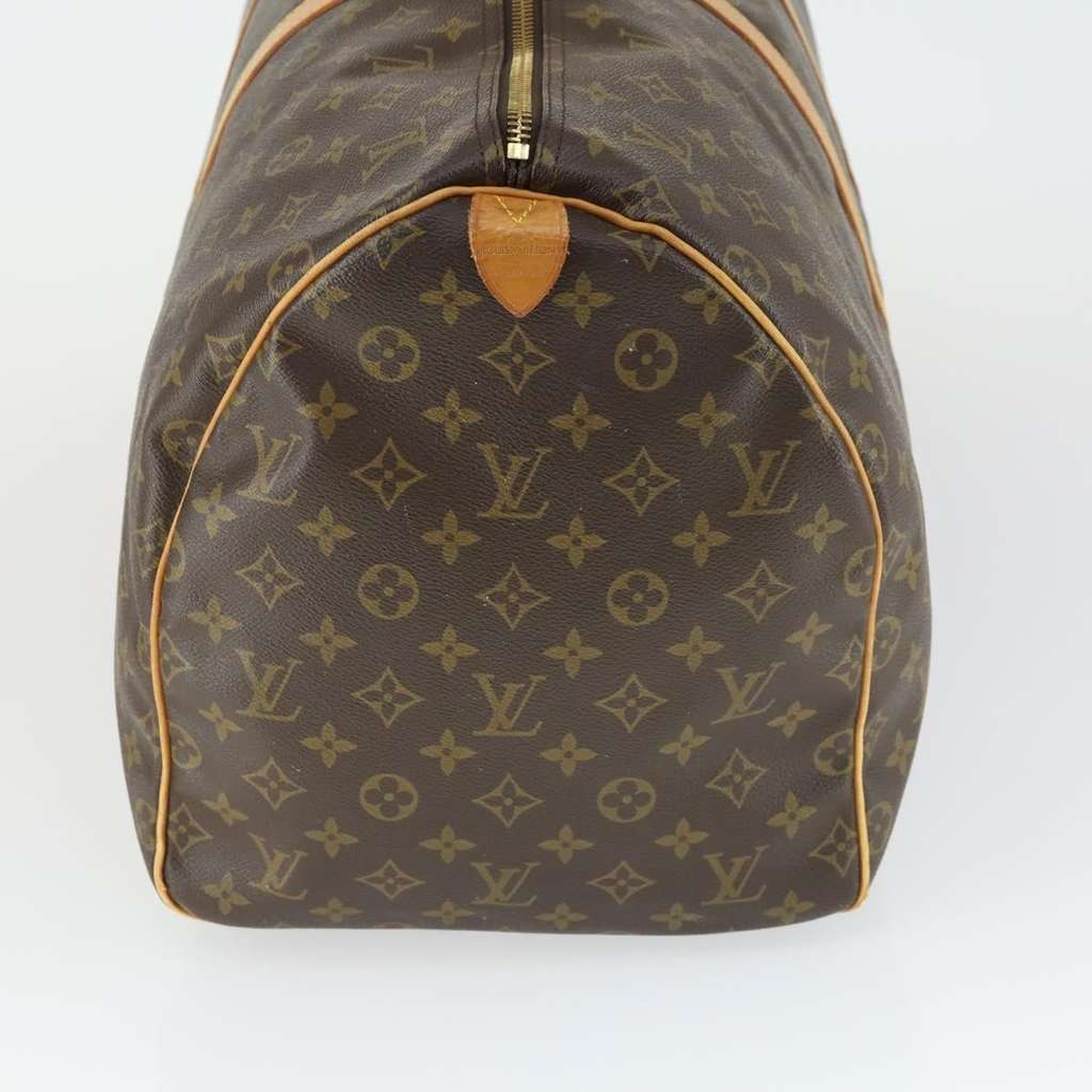 Louis Vuitton Keepall Bag Brown Canvas Fair condition - Model View