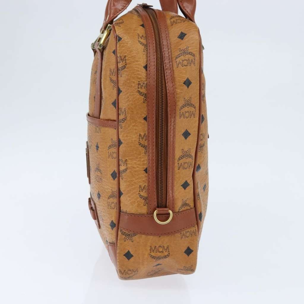 Mcm Visetos Handbag Brown Canvas Good condition - Model View