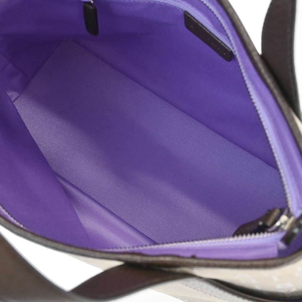 Bvlgari Logomania Tote bag Beige Canvas Good condition - Inside View