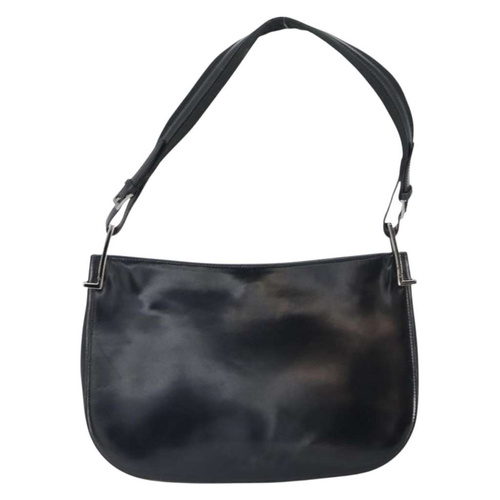Gucci Vintage Shoulder Bag Black Good condition - Back View