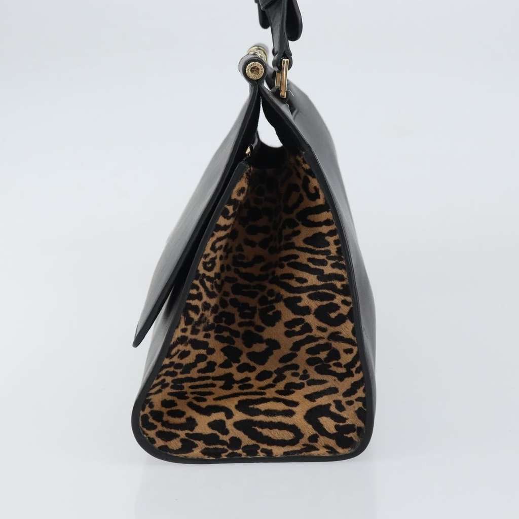 Bvlgari Serpenti Scaglie Day Bag Black Leather Good condition - Model View