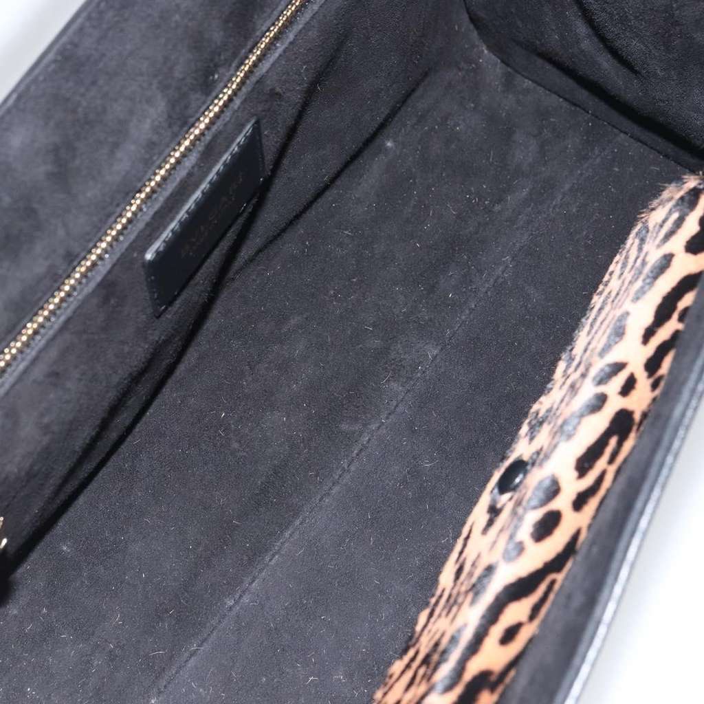 Bvlgari Serpenti Scaglie Day Bag Black Leather Good condition - Box View