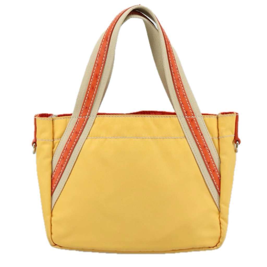 Prada Vintage Handbag Yellow Good condition - Back View