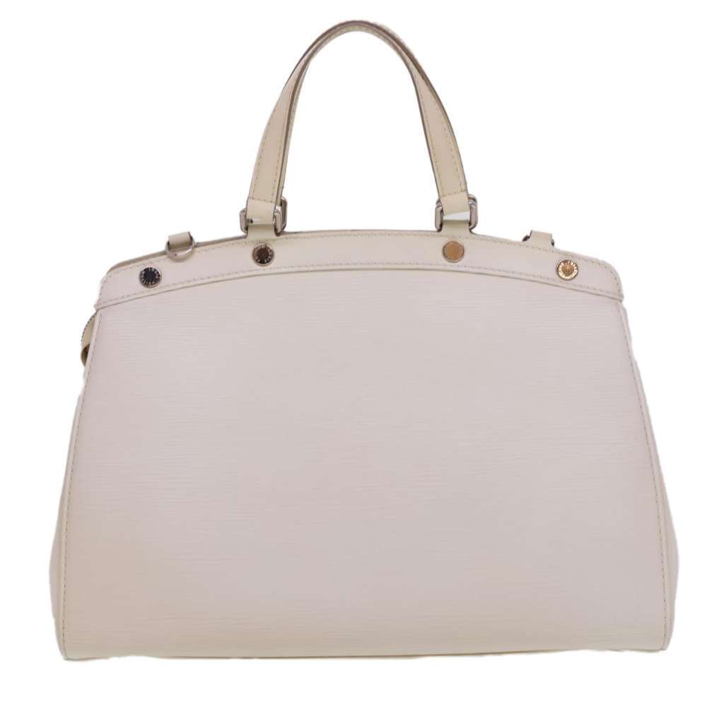 Louis Vuitton Brea Handbag White Leather Good condition - Back View