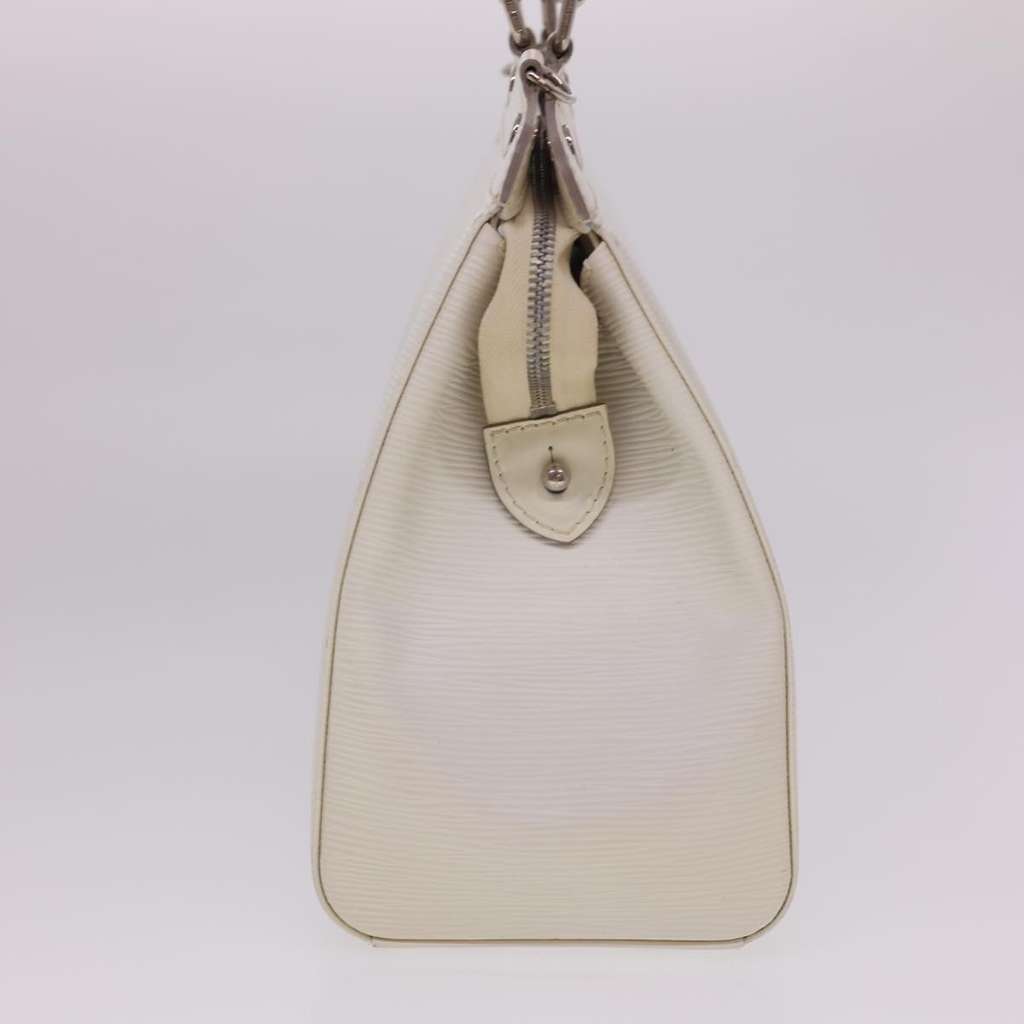 Louis Vuitton Brea Handbag White Leather Good condition - Inside View
