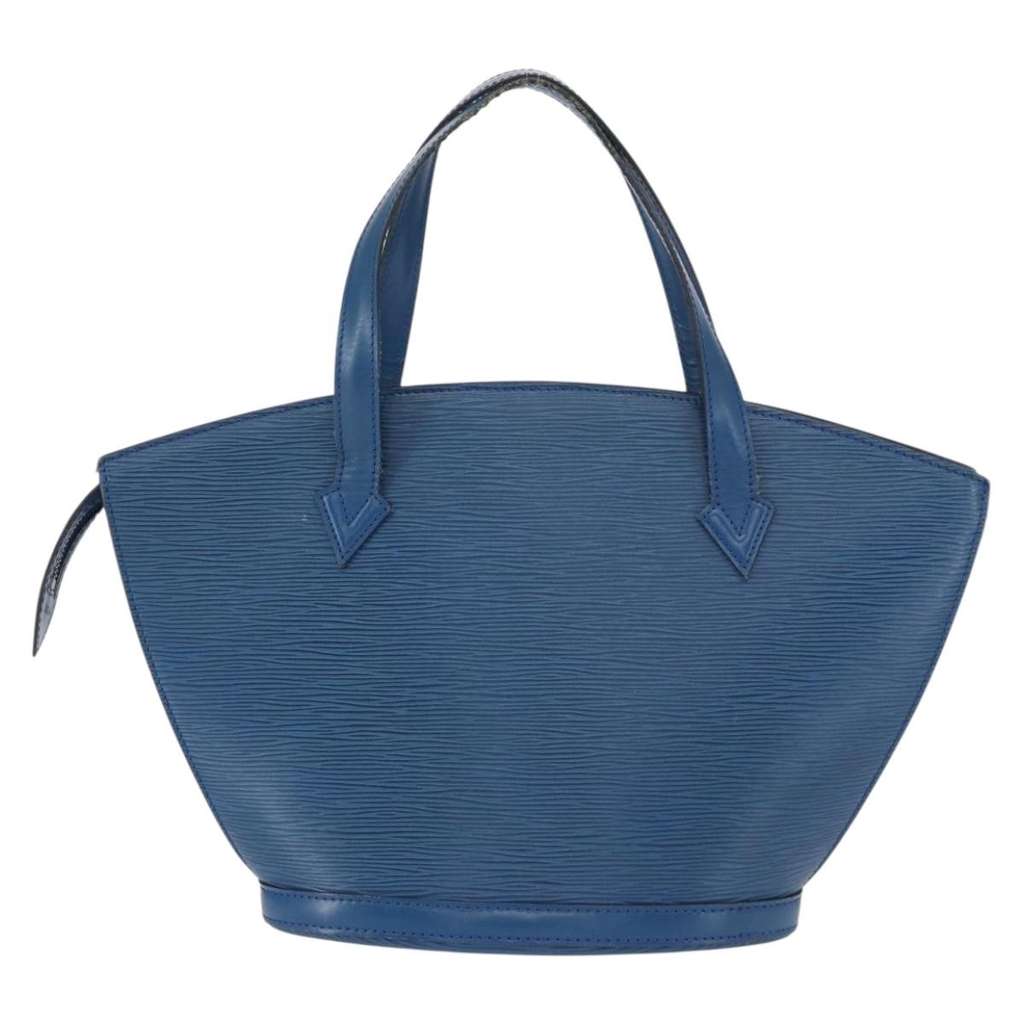 Louis Vuitton Saint Jacques Handbag Blue Leather Fair condition - Back View