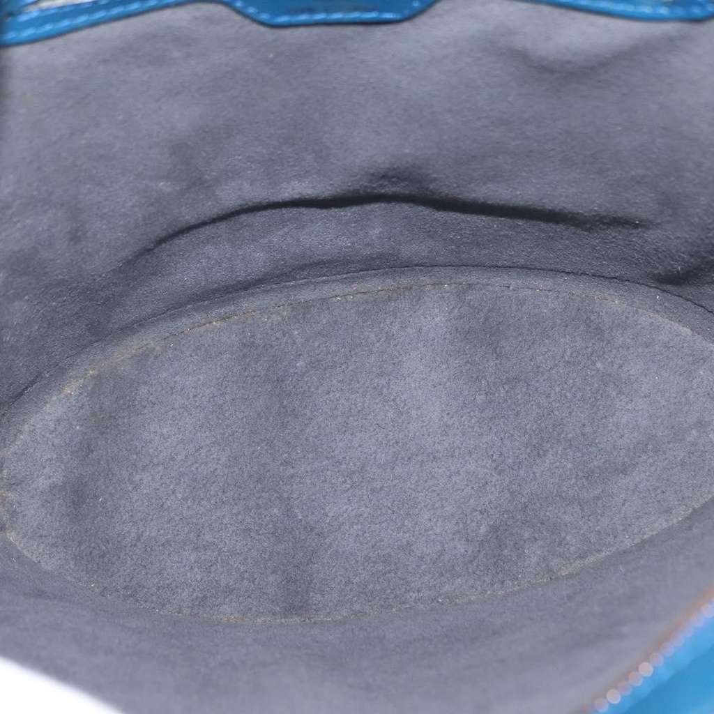 Louis Vuitton Saint Jacques Handbag Blue Leather Fair condition - Box View