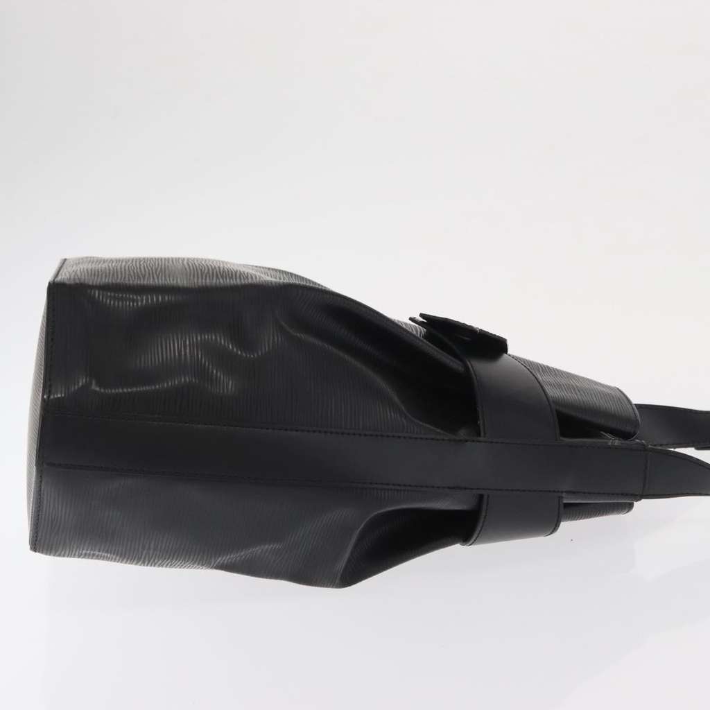 Louis Vuitton Vintage Sac d'Epaule Handbag Black Leather Good condition - Inside View