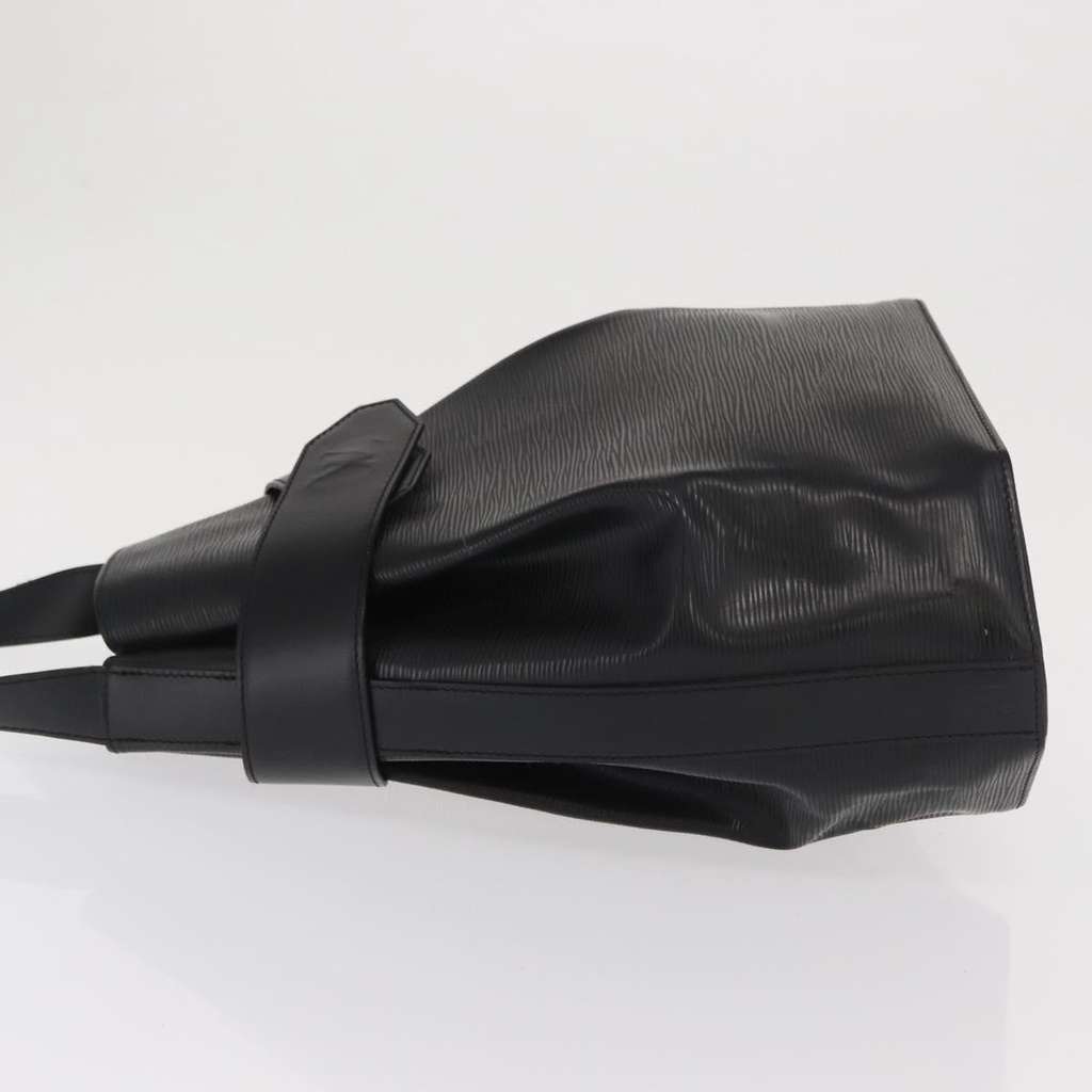 Louis Vuitton Vintage Sac d'Epaule Handbag Black Leather Good condition - Model View