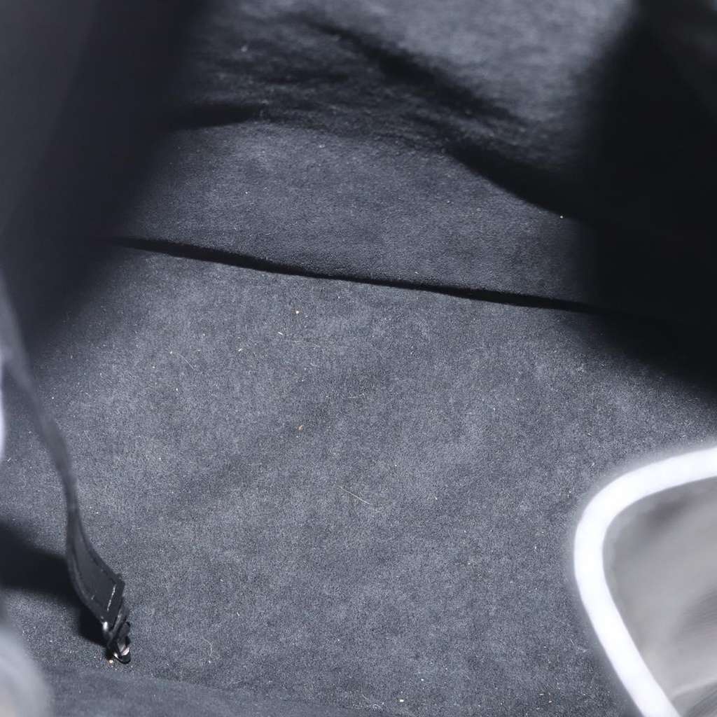 Louis Vuitton Vintage Sac d'Epaule Handbag Black Leather Good condition - Box View