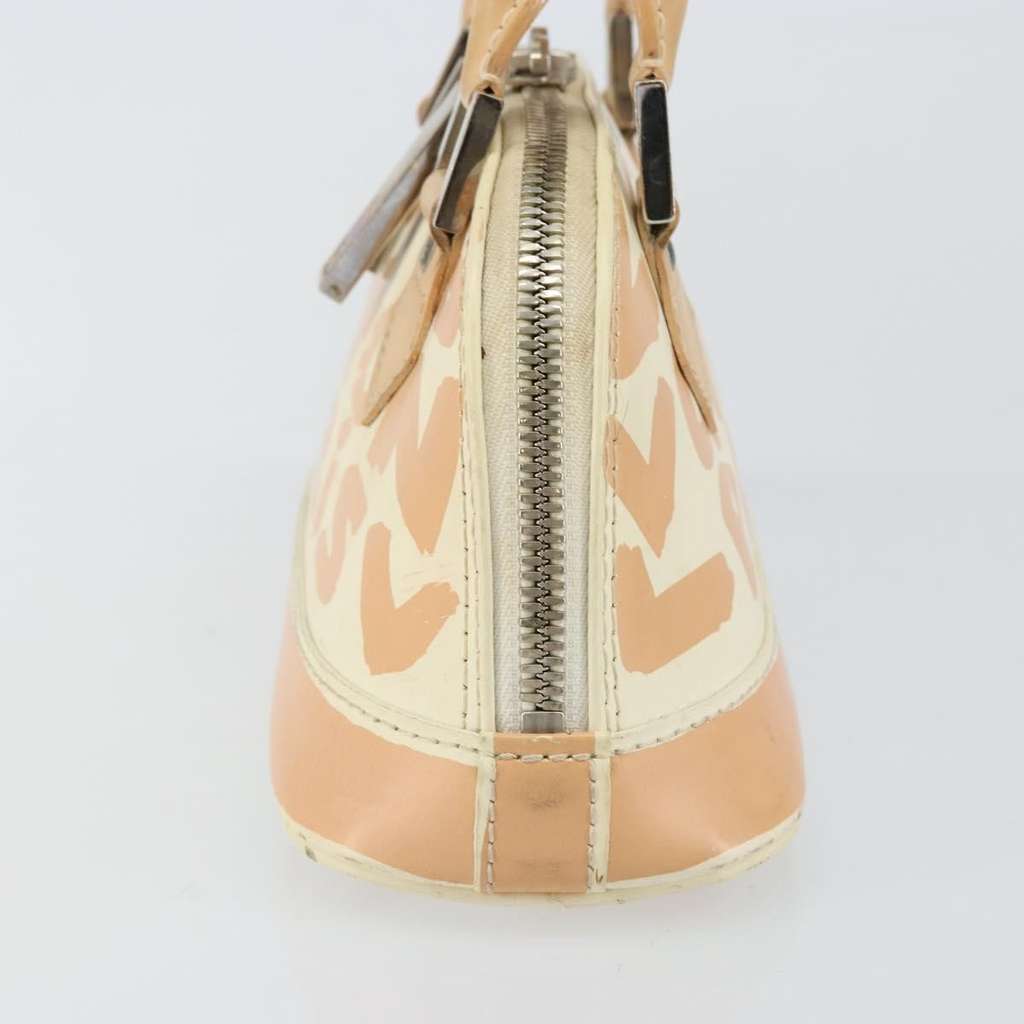 Louis Vuitton Alma Handbag White Canvas Good condition - Model View